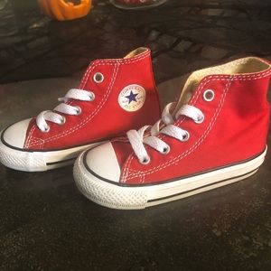 Toddler Red High Top Converse